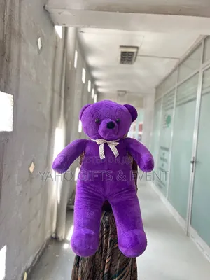 90cm Purple Teddy Bear