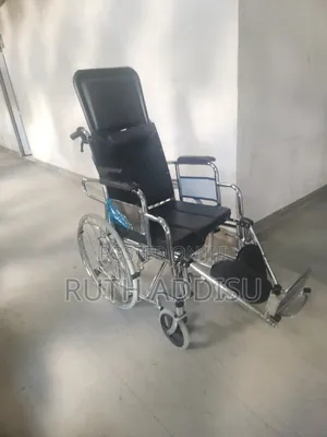 Removable Armrest and Footrests| It Includes Legs Elevator ያገለገለ ዊልቸር