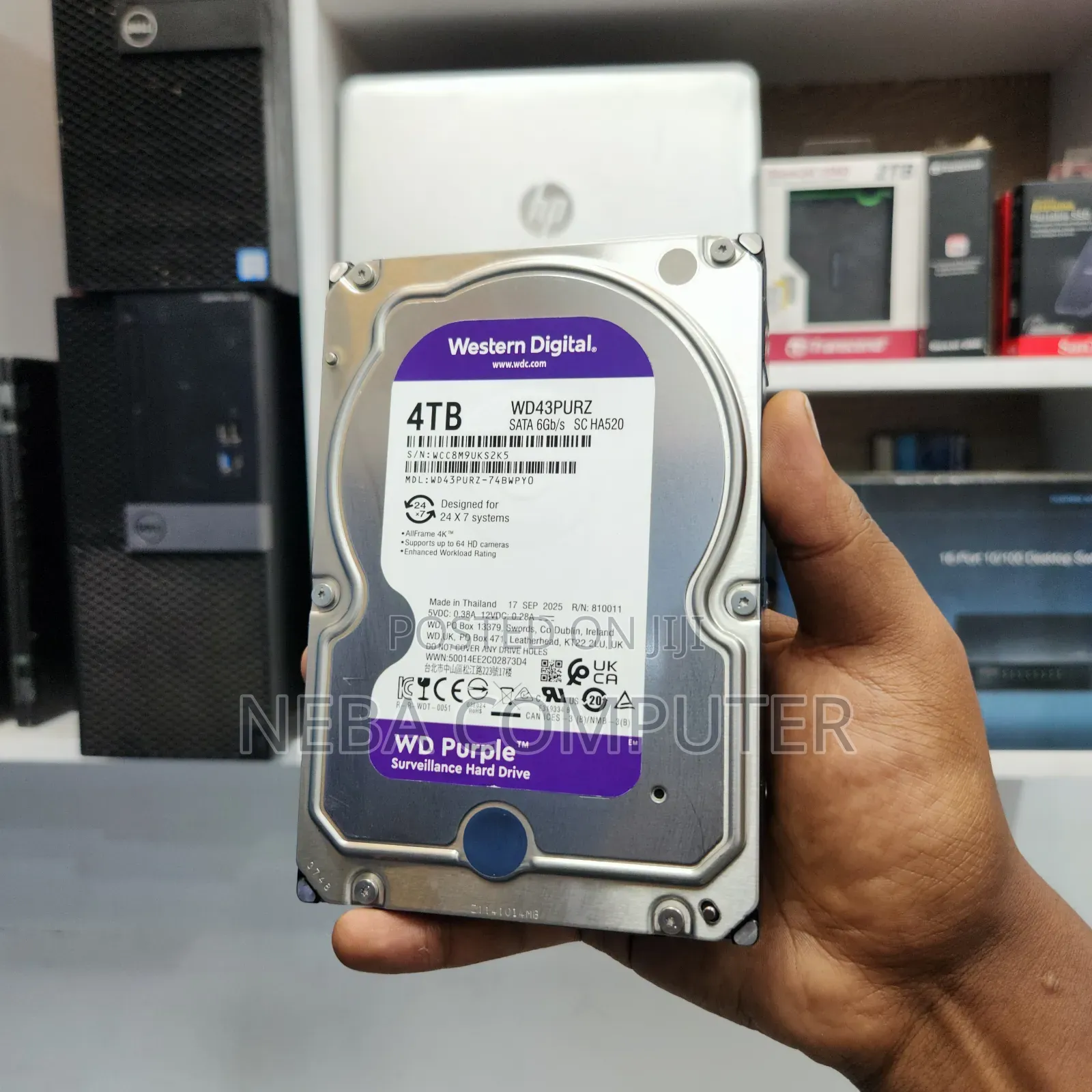 Western Digital Wd Purple 4tb Surveillance HDD