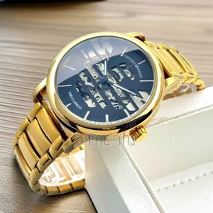 Emporio Armani Gold Skeleton Watch: Celebrate Your Huge Promotion