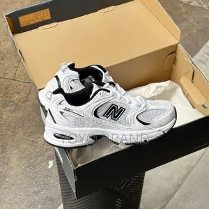 New Balance 530 Sneakers White/Black Unisex Fashion Shoes