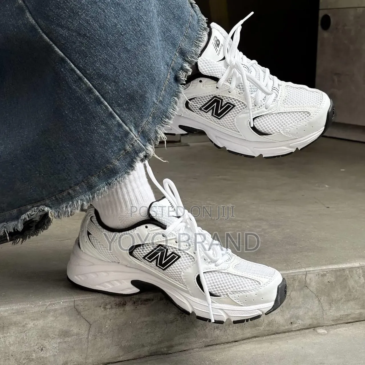 New Balance 530 Sneakers White/Black Unisex Fashion Shoes