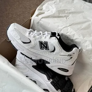 New Balance 530 Sneakers White/Black Unisex Fashion Shoes