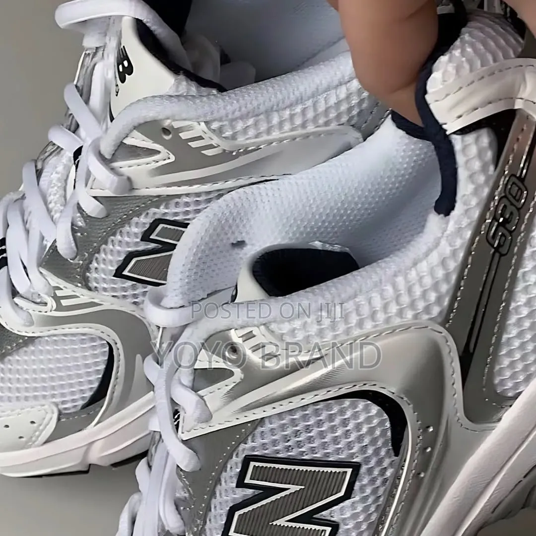 New Balance 530 Sneakers White/ Silver Metallic Colorway Unisex Shoe