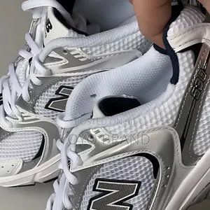 New Balance 530 Sneakers White/ Silver Metallic Colorway Unisex Shoe