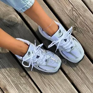 New Balance 530 Sneakers White/ Silver Metallic Colorway Unisex Shoe