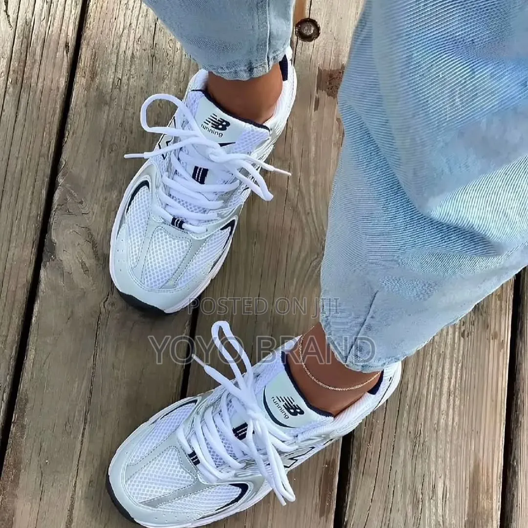 New Balance 530 Sneakers White/ Silver Metallic Colorway Unisex Shoe
