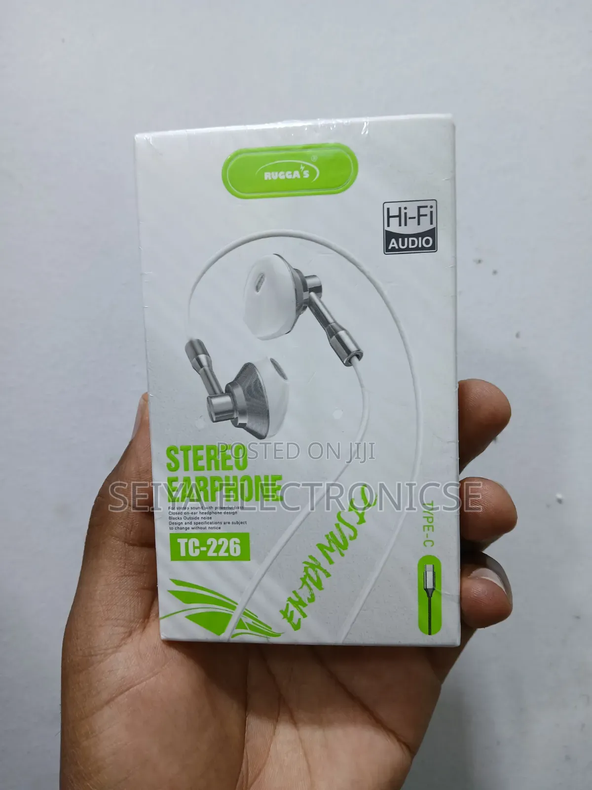 Rugga's Tc-226 Stereo Earphone Designed With a Type-C Connector.