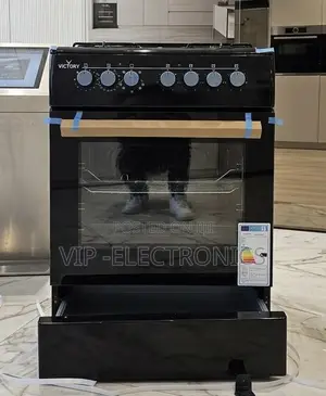 Victory Oven 60×60 Freestanding 4electric Cooker With Oven – Black