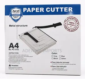 Paper Cutter A4 With Vat