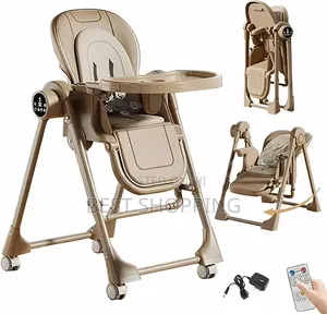 2 in 1 Electric Baby High Chair Swing With Remote Control