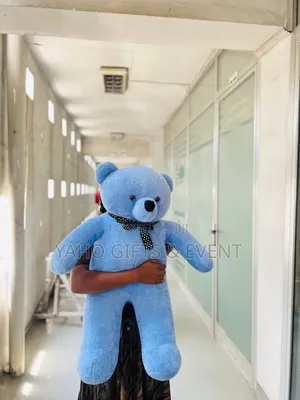 90cm Blue Teddy