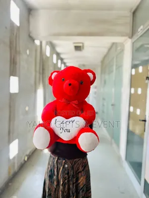 Teddy Love Toy Red