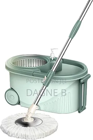 360° Professional Floor Mop Set ራሱን የሚጨምቅ መወልወያ