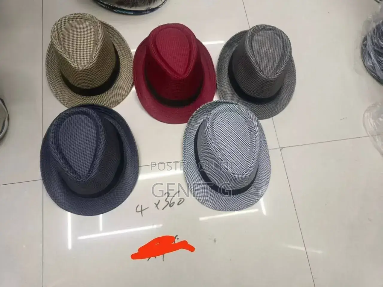 Wide-Brim Fedora Hat