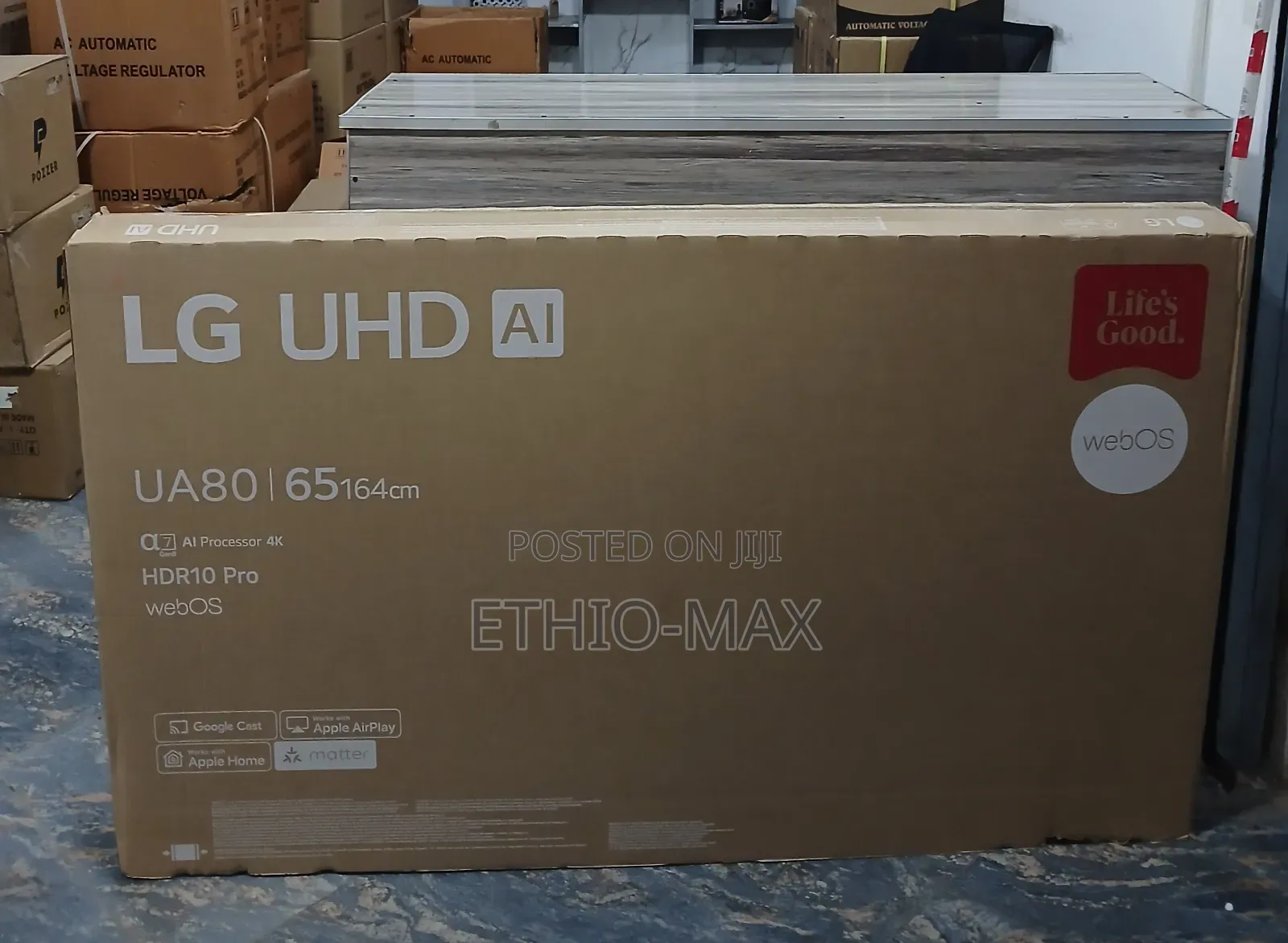 Lg Tv 65" Ua80 ( Original ) 3 Year Warranty