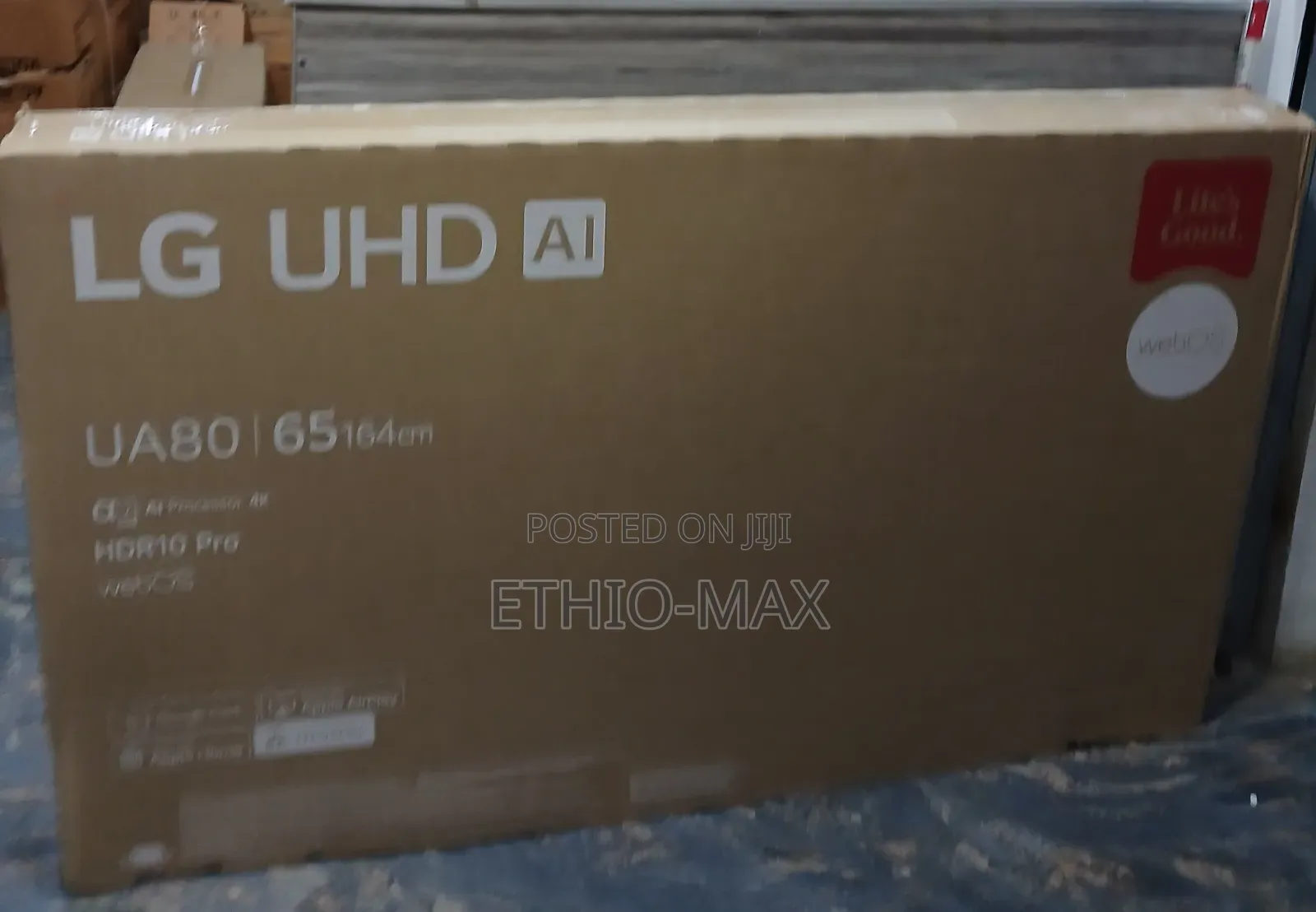 Lg Tv 65" Ua80 ( Original ) 3 Year Warranty
