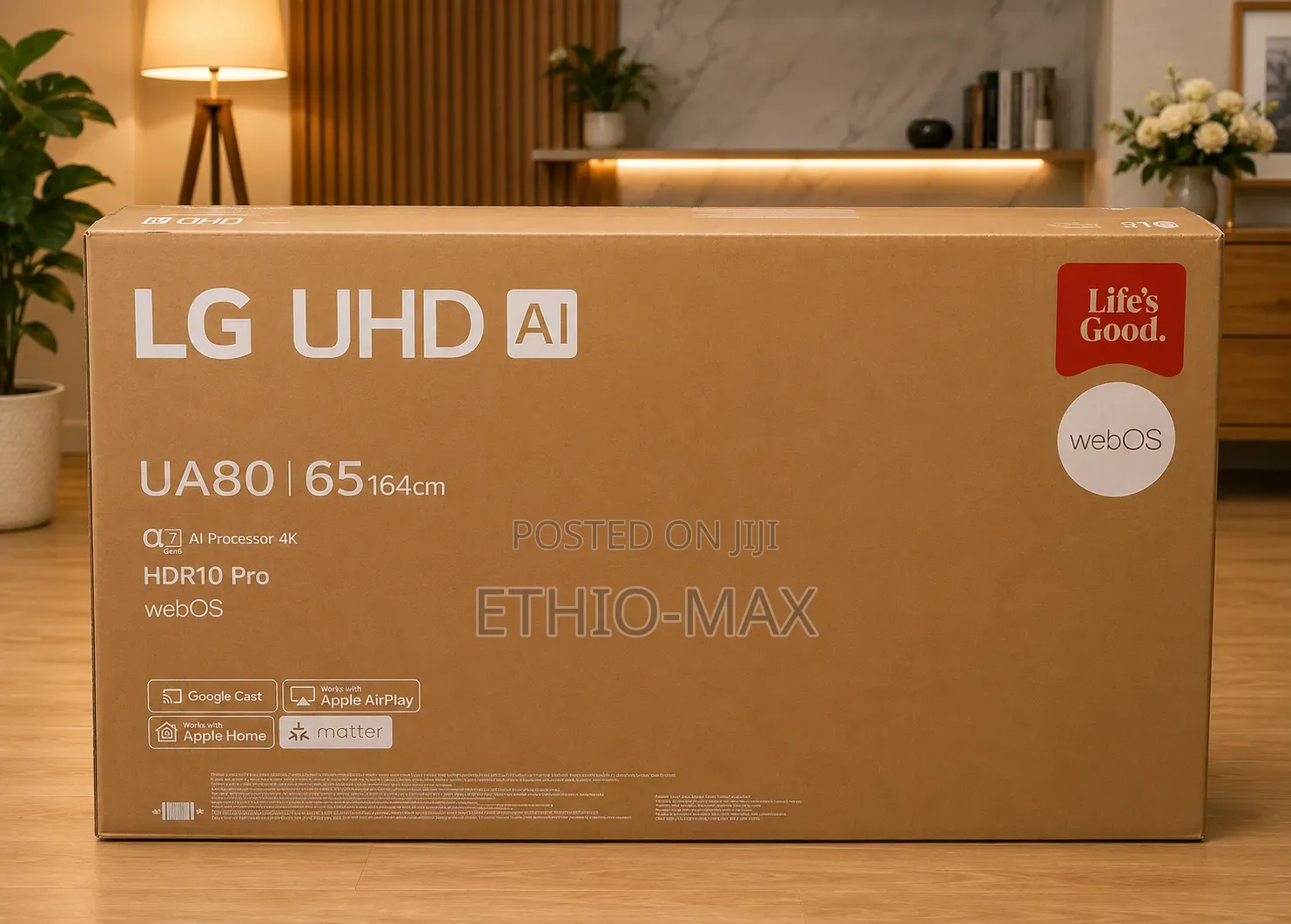 Lg 65” Smart Uhd Ua80 – Bigger Screen, Smarter Entertainment,