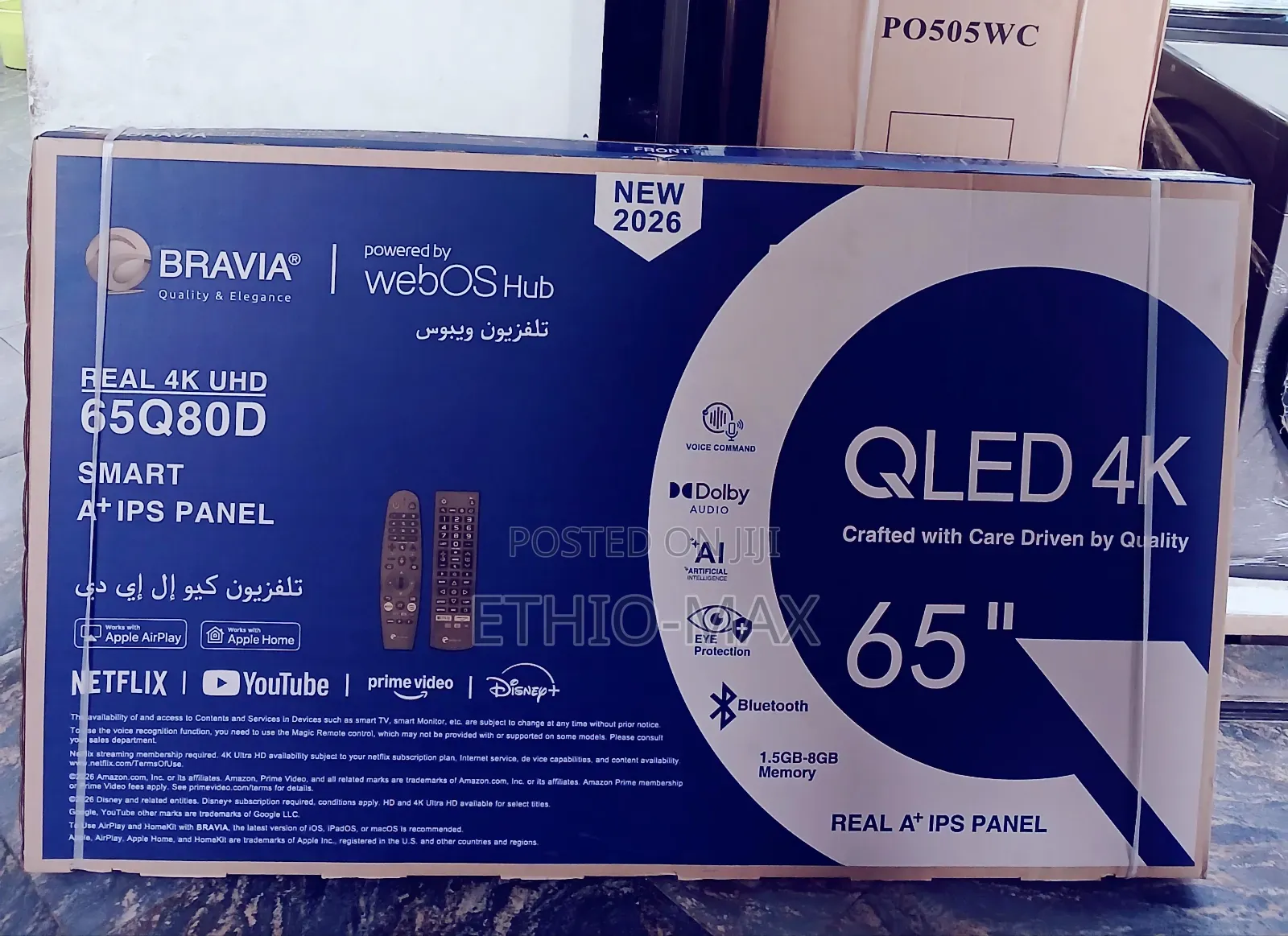 Bravia 65” Smart Uhd Qled – Bigger Screen, Smarter ( Original )