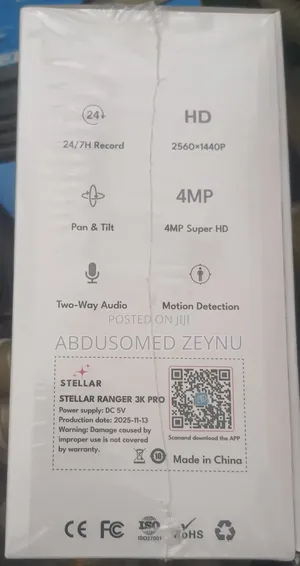 Stellar Ranger Pro Indoor Security Camera