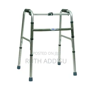 Everactiv Mild Steel Height Adjustable Double Bar Folding Foldable ወከር