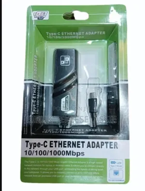 Type-c Male Gigabit To Rj45 Female Lan Converter Ethernet Adapter