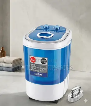 Sanford 2.5kg Mini Washing Machine Features Specialized Shoe Washing