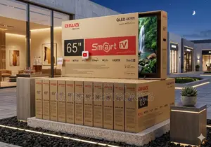 Aiwa 75-Inch Qled Smart Tv Powered by Webos Hub. Features Qled