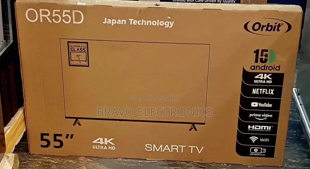 Orbit 55” Ultra Hd Smart Tv | Android 15 | Entertainment