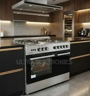 Kumtel 60×90 Standing Oven Features a Sleek Stainless Steel