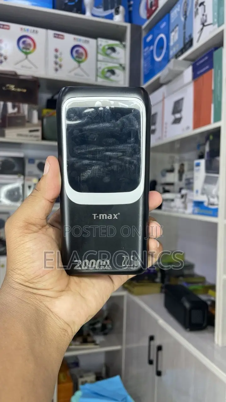 20000mah Tmax Power Bank | 22.5w Fast Charge | Type-C iPhone Cables