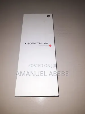 New Xiaomi 17 Pro Max 512 GB Black