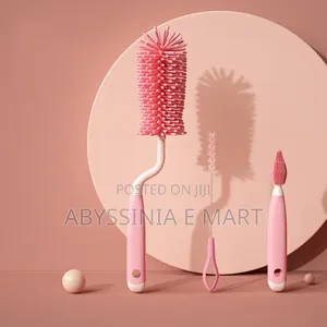 3-in-1 Silicone Baby Bottle Brush Set
