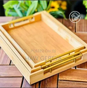 Bamboo Pallet Serving Tray