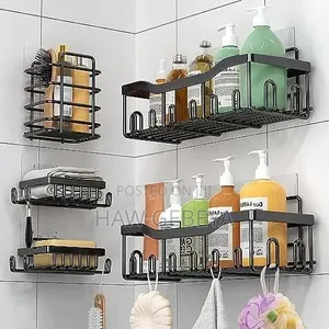 5pcs Stainless Steel Organizing Storage Rack