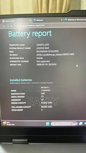New Laptop Lenovo LOQ 15AHP10 16GB Intel Core i5 SSD 1T