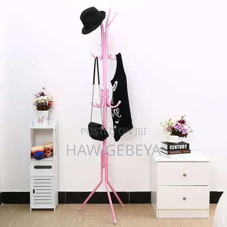 1pc Heavy Duty Metal Coat Rack