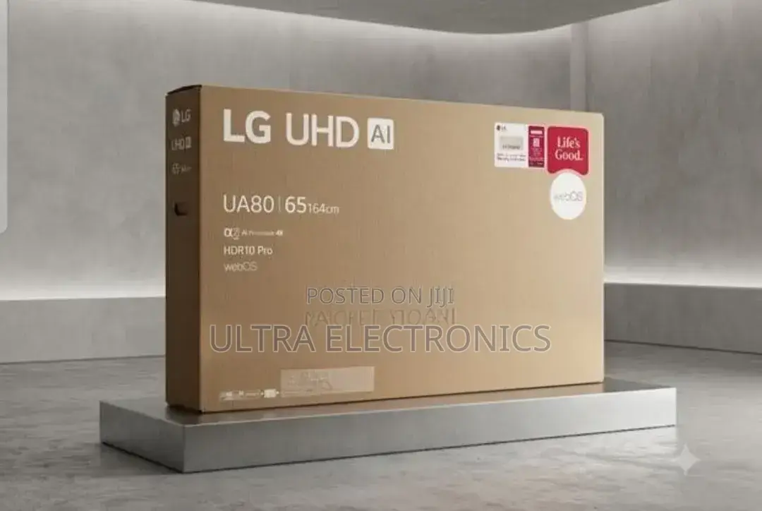Lg 65-Inch Uhd Ai Smart Tv (Model Ua85 or Similar Series)Its Original
