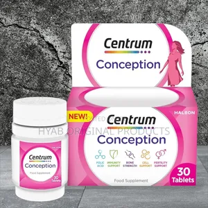Centrum Conception Vitamin for Women Fertility Help 400μg Folic Acid,
