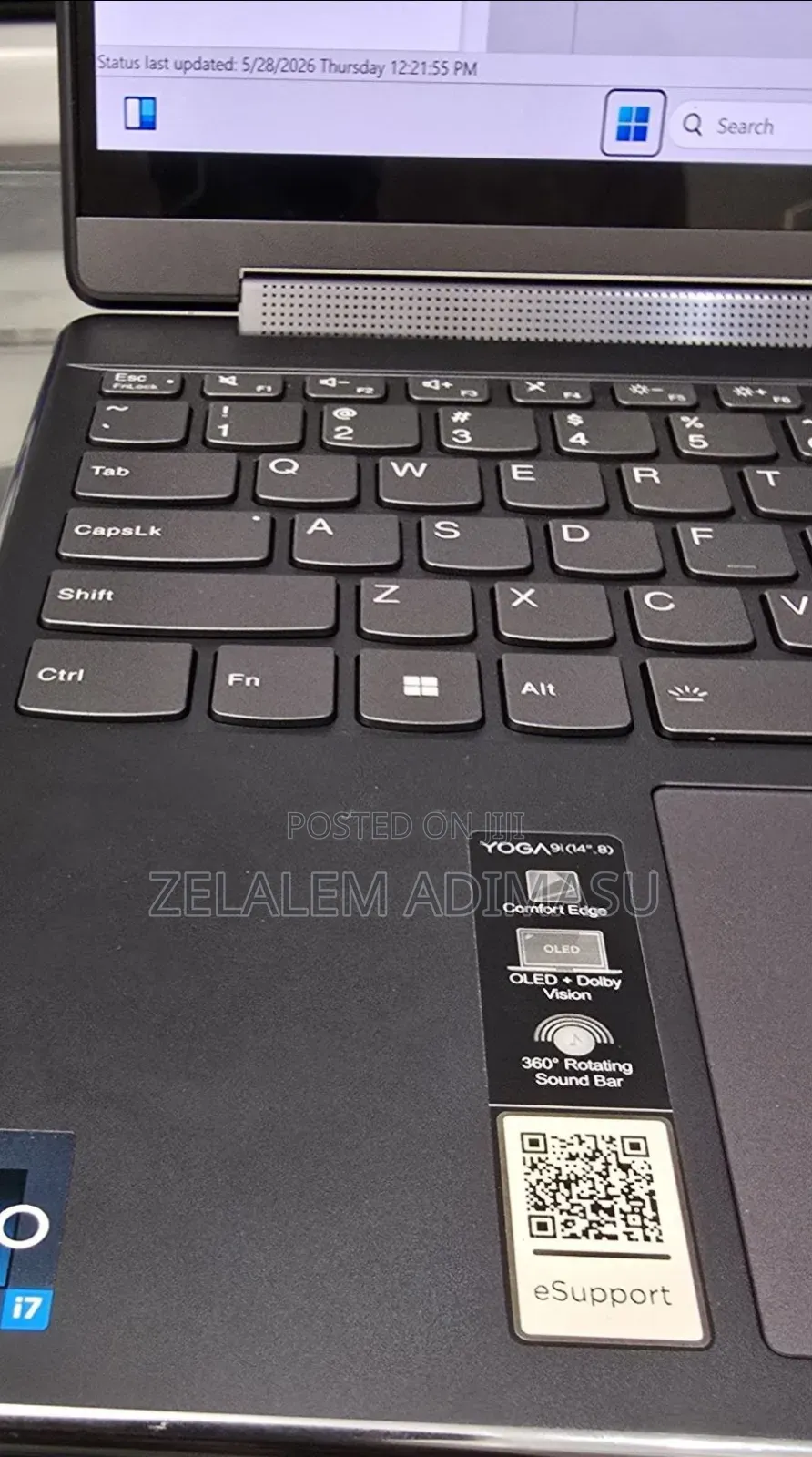 New Laptop Lenovo Yoga 9i 16GB Intel Core i7 SSD 1T