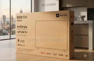 Infinix 50-Inch Uhd Smart Tv (50x5w) From the Whale Tv Series.