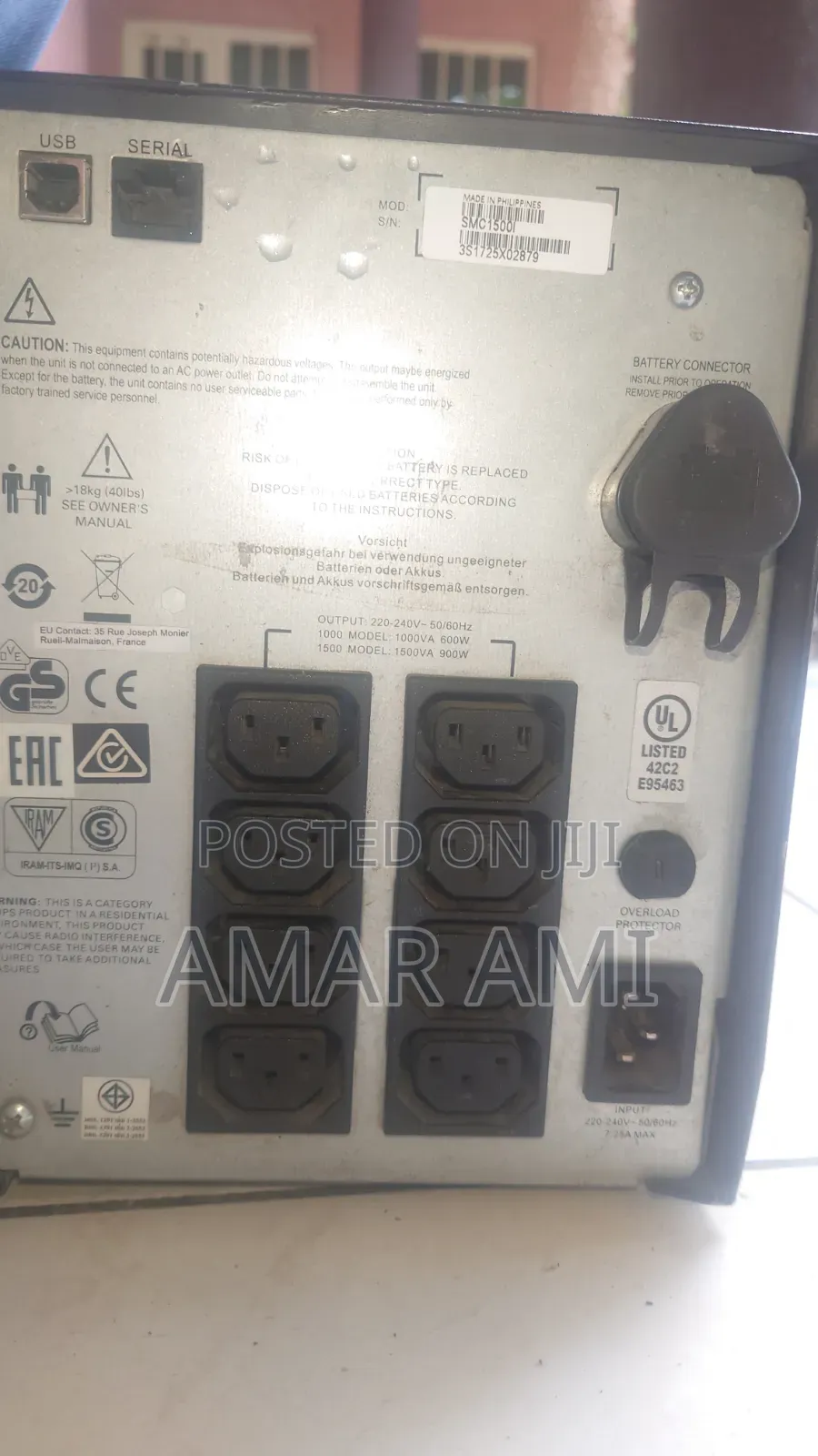 Apc 1500va 900 Watt Ups