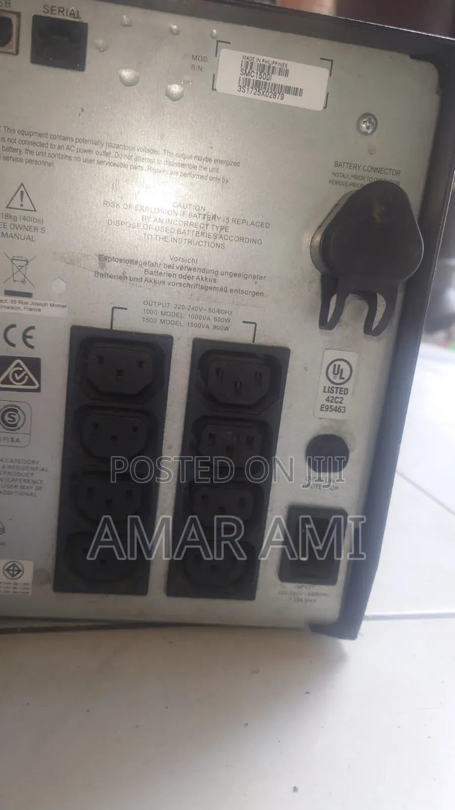 Apc 1500va 900 Watt Ups