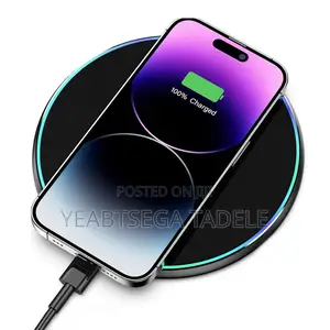Circular Wireless Charger Pad – Fast Convenient Charging