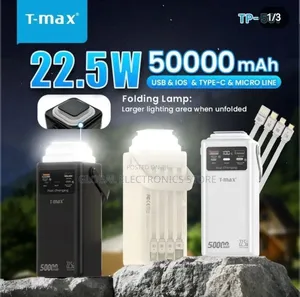 Original T-Max Super Fast Charging 50000 Mah Power Bank
