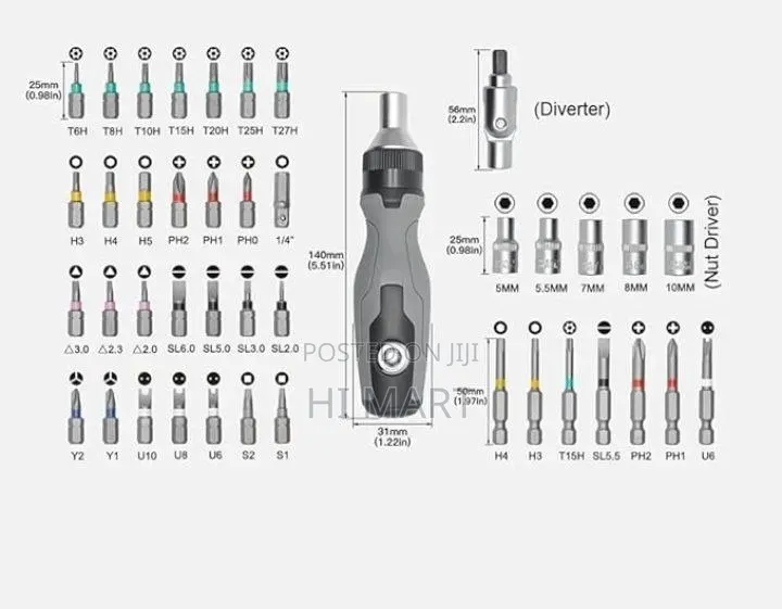 41in1 Ratchet Top Quality Screwdriver