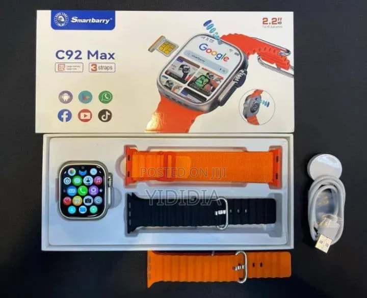 C92 Max Smartwatch – Phone Watch in One!