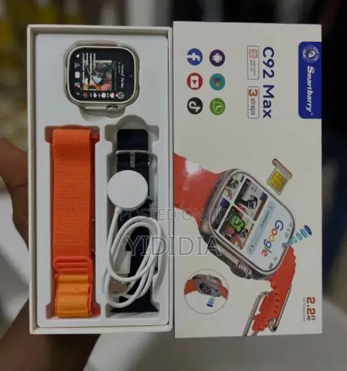 C92 Max Smartwatch – Phone Watch in One!