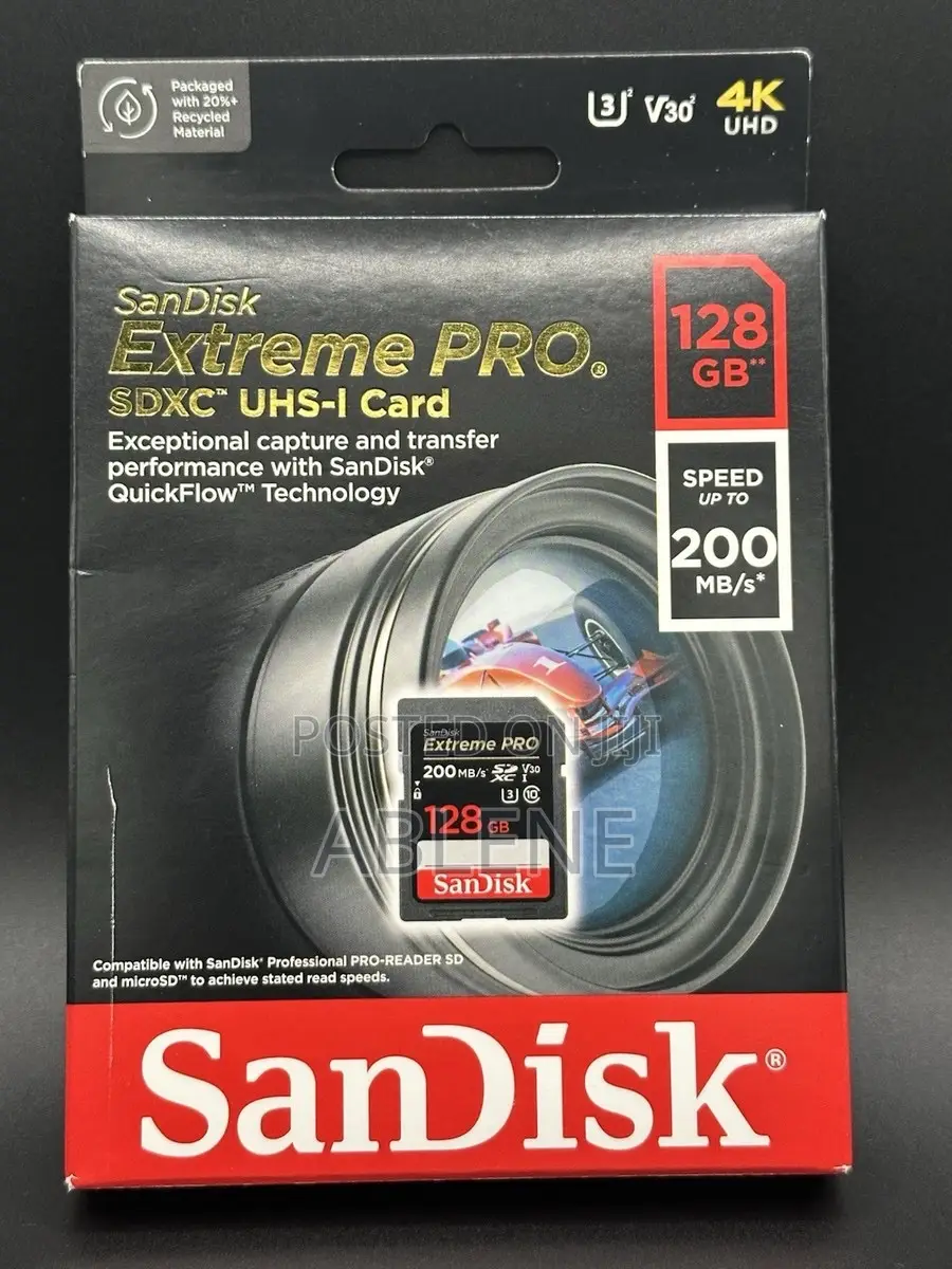 Extreme Pro 128gb 200speed