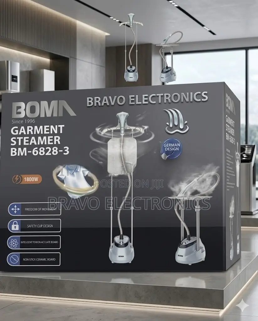  Boma 1800w Garment Steamer – Professional Fabric Care 